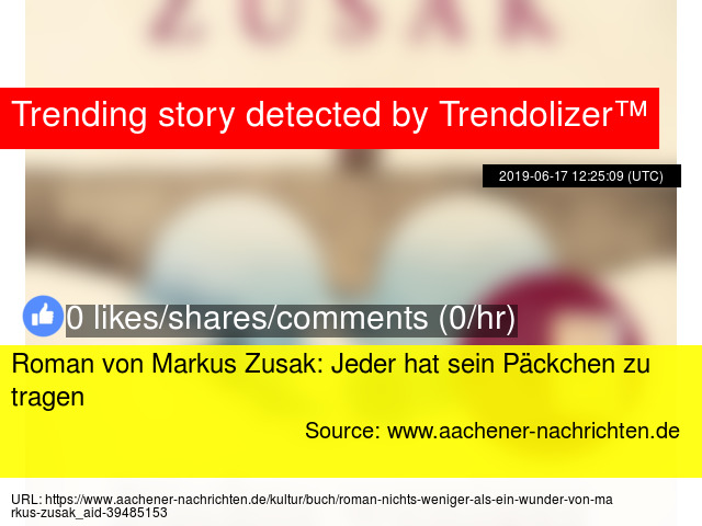 markus zusak nichts weniger als ein wunder
