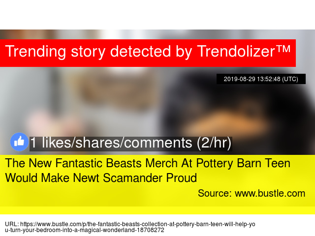 The New Fantastic Beasts Merch At Pottery Barn Teen Would Make