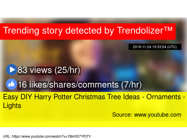 Easy Diy Harry Potter Christmas Tree Ideas Ornaments Lights
